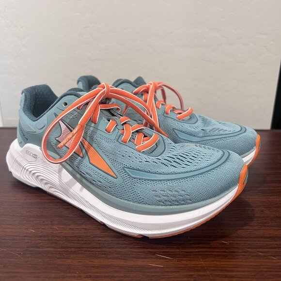 Altra Paradigm 6‎ Women's US 5.5 Running Shoes Teal White ALOA5484305 NO INSOLES - Picture 1 of 14
